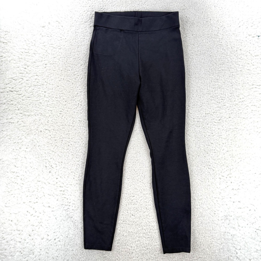 American Giant Leggings Womens 6 Black Mid Rise Jersey Ankle Stretch Pants Yoga